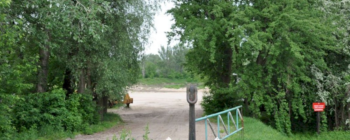 The Place where the battalion 'Znicz' crossed the Vistula River to join the Kampinos group in Jabłonna