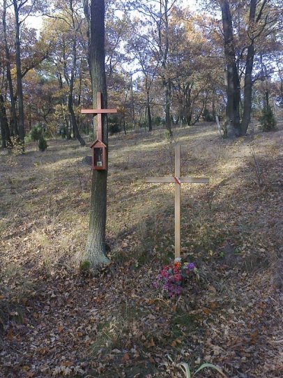 The Mass graves of the nameless victims of German genocide in Legionowo Forests in Jabłonna -17