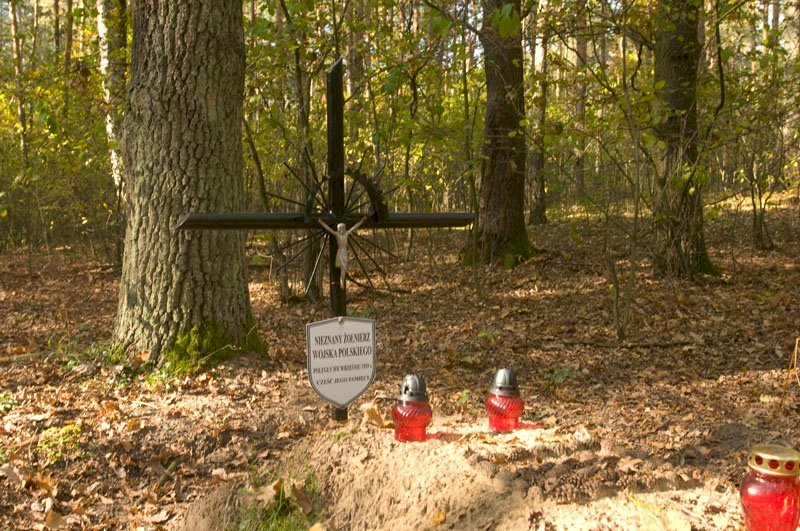 The Soldier’s grave on the edge of the forest in the wilderness known as Kąty Węgierskie