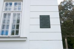 A Plaque commemorating the Battle of Warsaw in January 1945. Palace of the Polish Academy of Sciences in Jabłonna. - #3